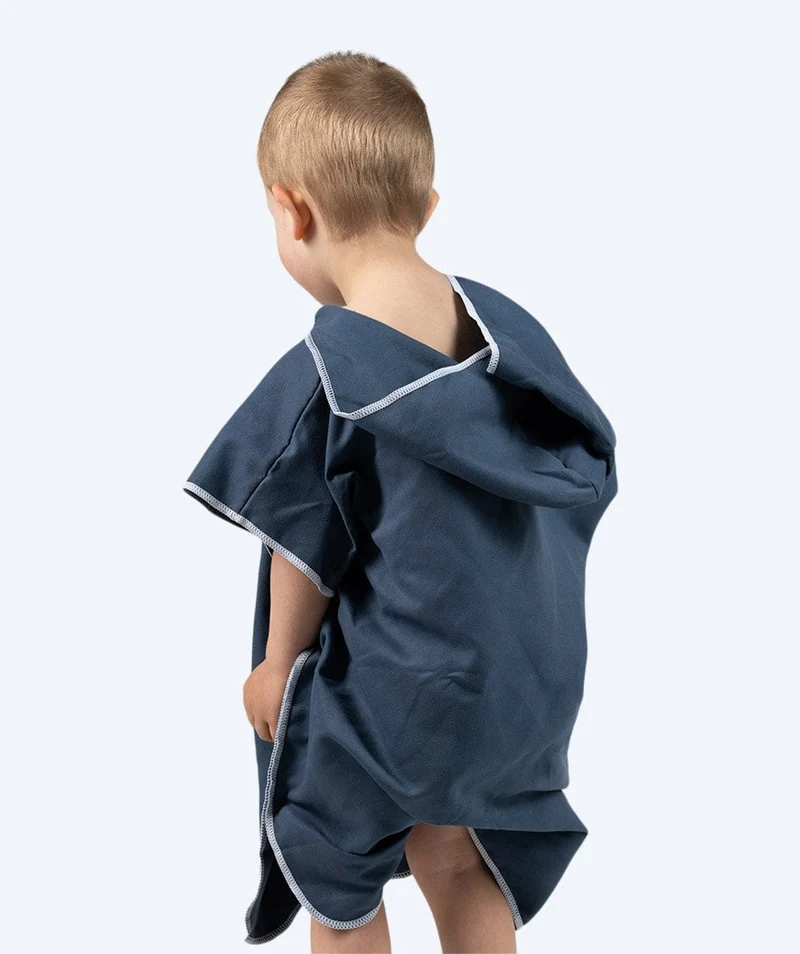 Watery Badeponcho für Kinder (1-6) - Mikrofaser - Dunkelblau