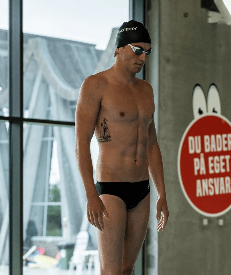Watery Badeslip für Herren - Budgie Eco - Schwarz