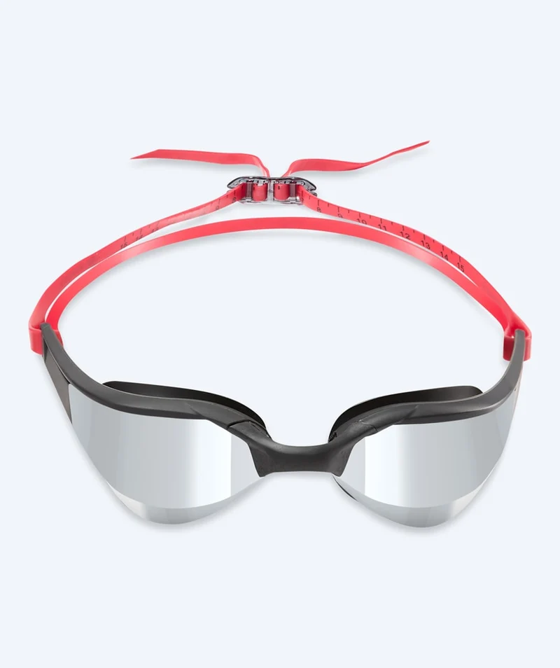 Watery Schwimmbrille - Instinct Elite Mirror - Rot/Silber