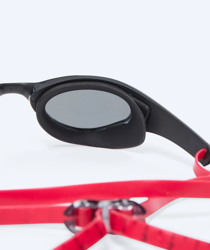 Watery Schwimmbrille - Instinct Elite Mirror - Rot/Silber