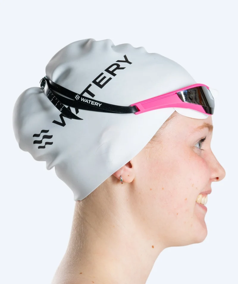 Watery Schwimmbrille - Instinct Elite Mirror - Rosa/Silber