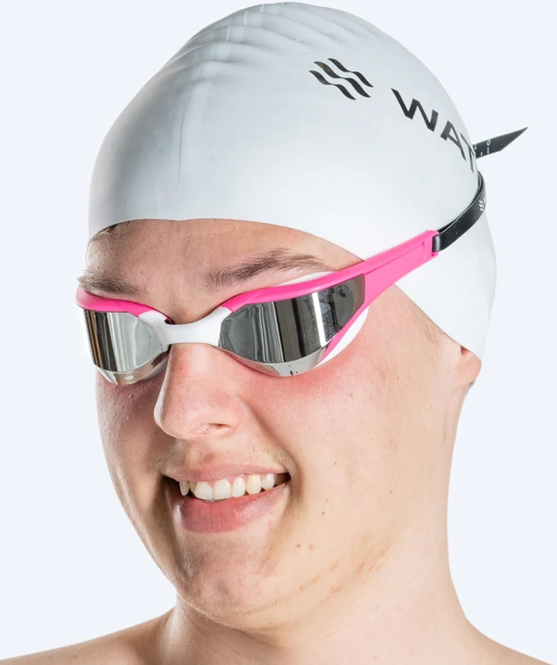 Watery Schwimmbrille - Instinct Elite Mirror - Rosa/Silber