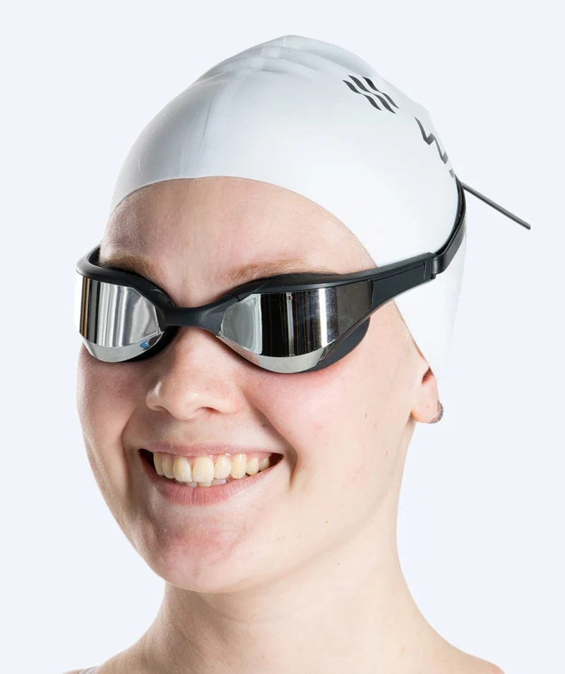 Watery Schwimmbrille - Instinct Elite Mirror - Schwarz/Silber