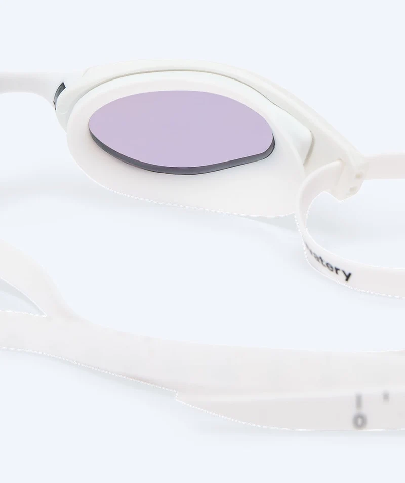 Watery Schwimmbrille - Instinct Ultra Mirror - Weiß/Gold