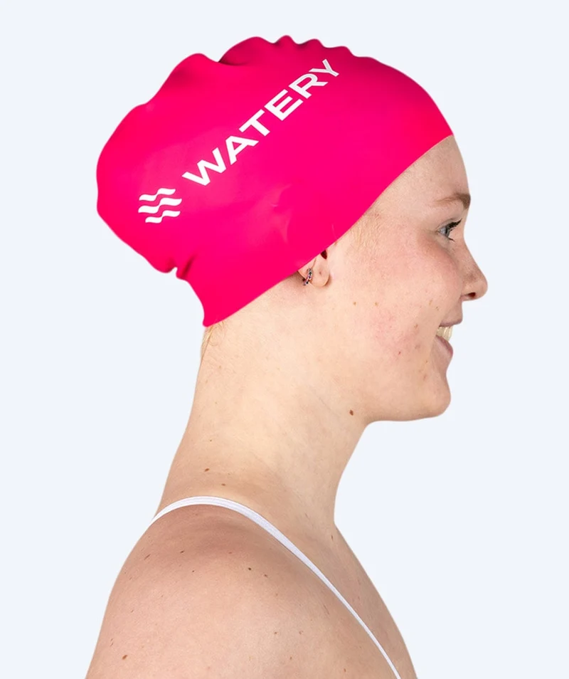 Watery Badekappe (ab 10 Jahre) - Signature - Rosa