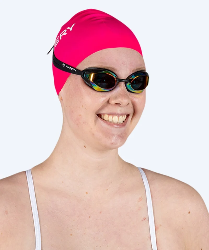 Watery Badekappe (ab 10 Jahre) - Signature - Rosa