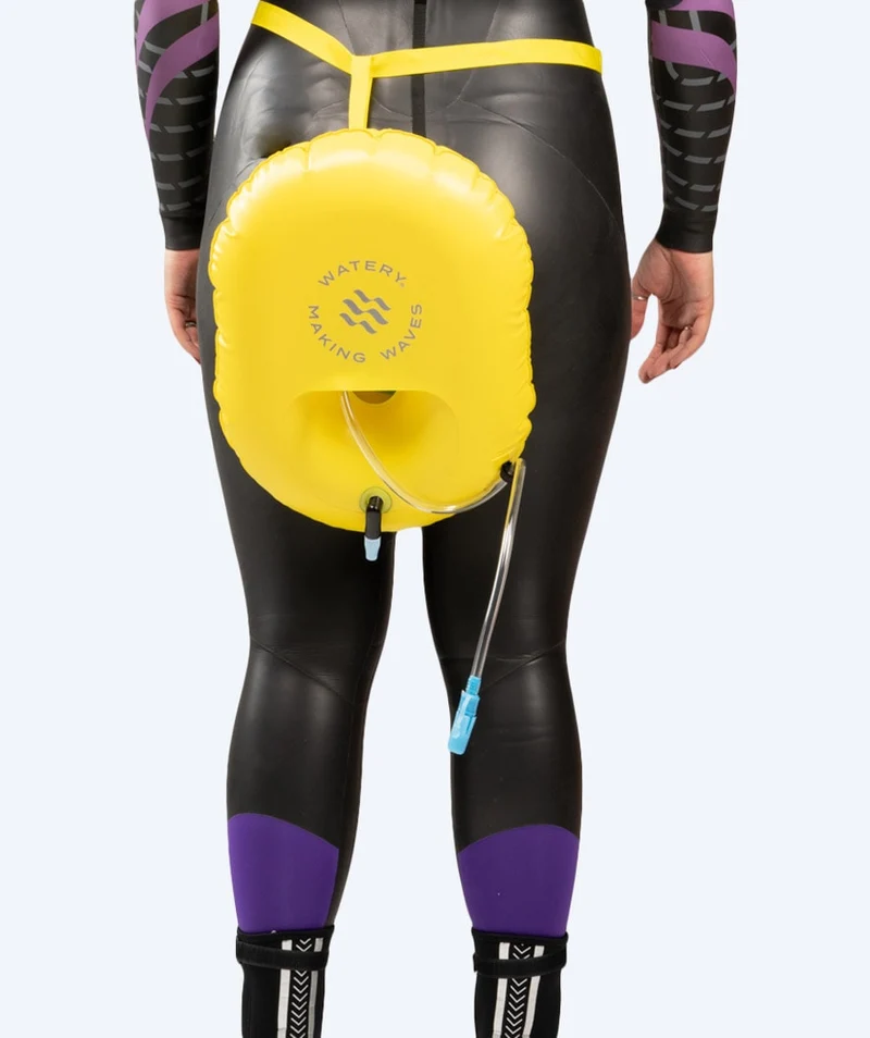 Watery Schwimmboje für Schwimmer - Hydration Pro - Gelb