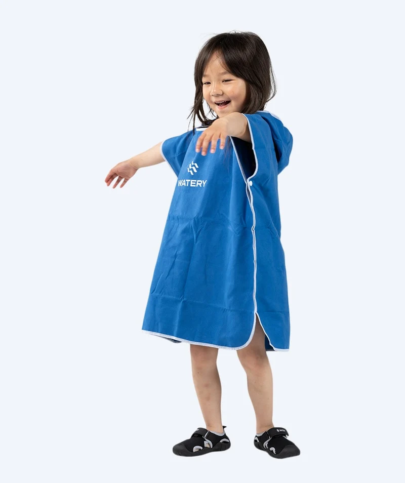 Watery Badeponcho für Kinder (1-6) - Mikrofaser - Royal Blue
