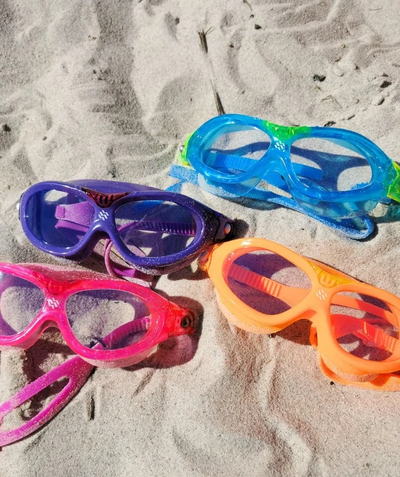 Watery Schwimmbrille für Kinder - Mantis 2.0 - Atlantic Rosa/Klar