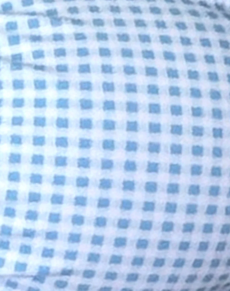 Racola Bikinioberteil aus blauem Gingham