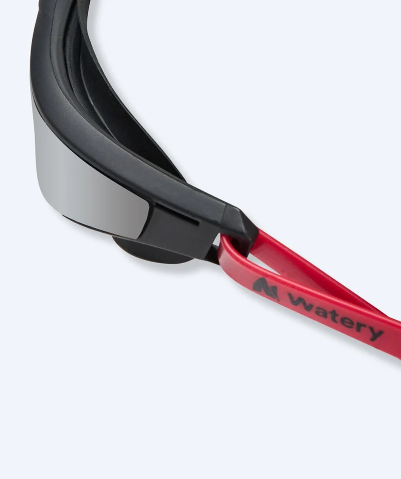 Watery Schwimmbrille - Instinct Ultra Mirror - Rot/Silber