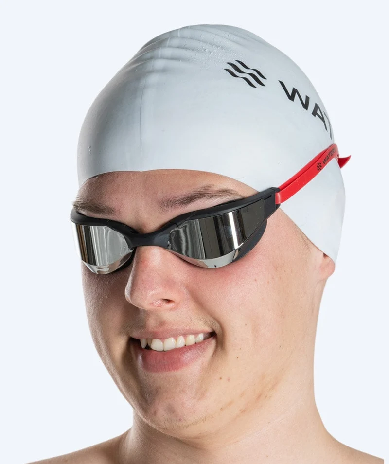 Watery Schwimmbrille - Instinct Ultra Mirror - Rot/Silber
