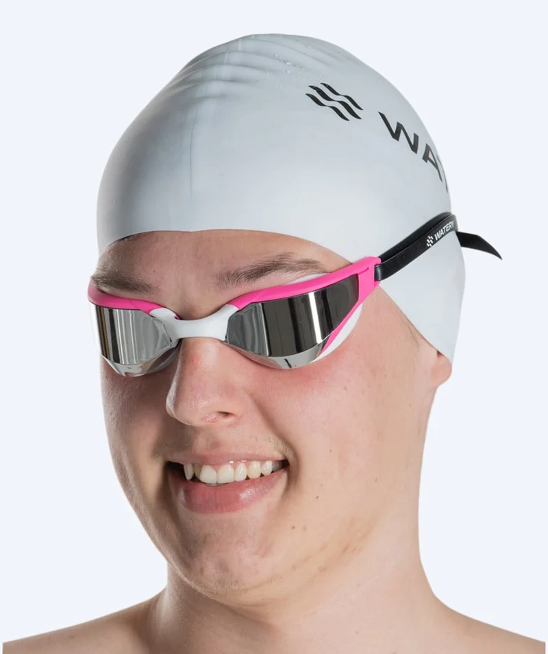 Watery Schwimmbrille - Instinct Ultra Mirror - Rosa/Silber