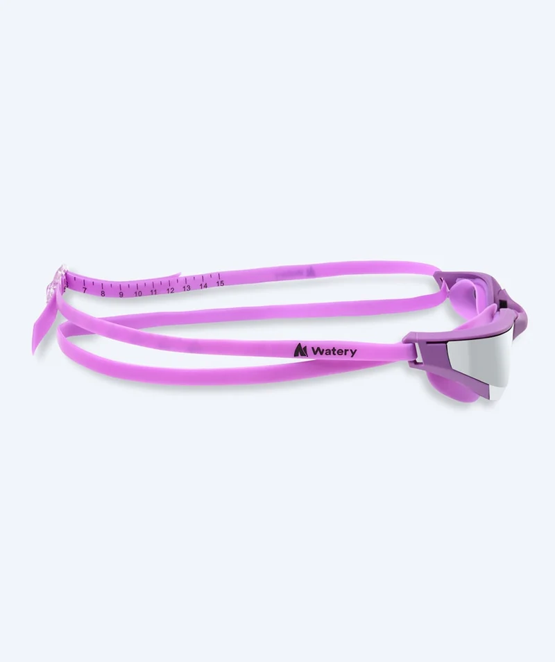 Watery Schwimmbrille - Instinct Ultra Mirror - Lila/Silber