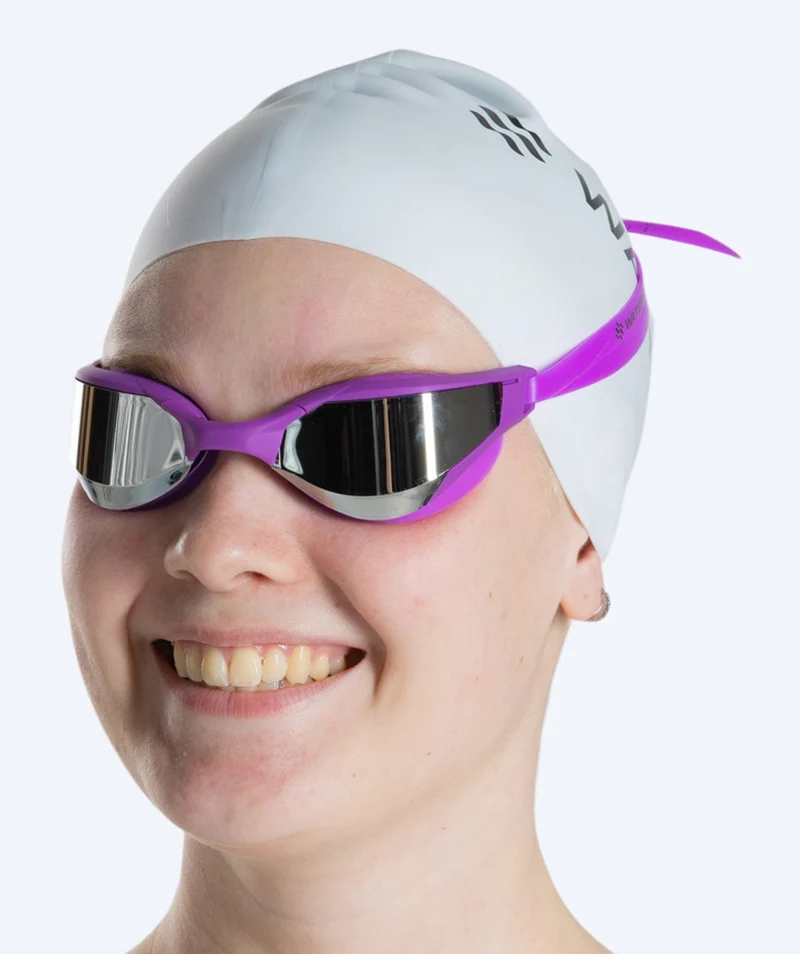 Watery Schwimmbrille - Instinct Ultra Mirror - Lila/Silber