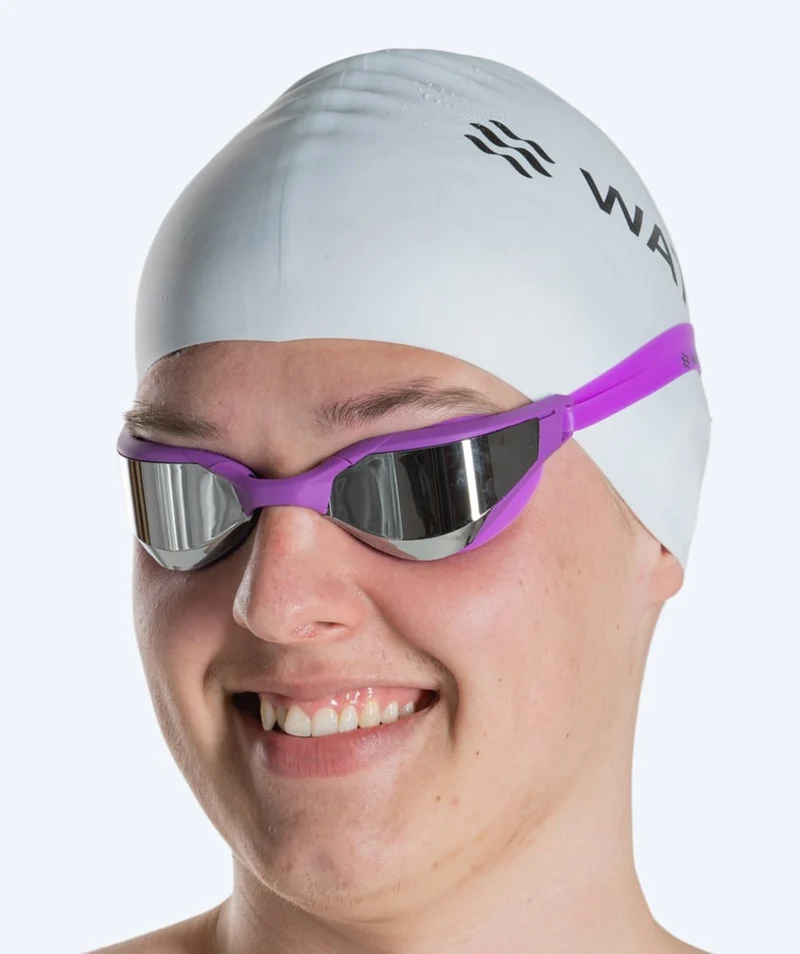 Watery Schwimmbrille - Instinct Ultra Mirror - Lila/Silber