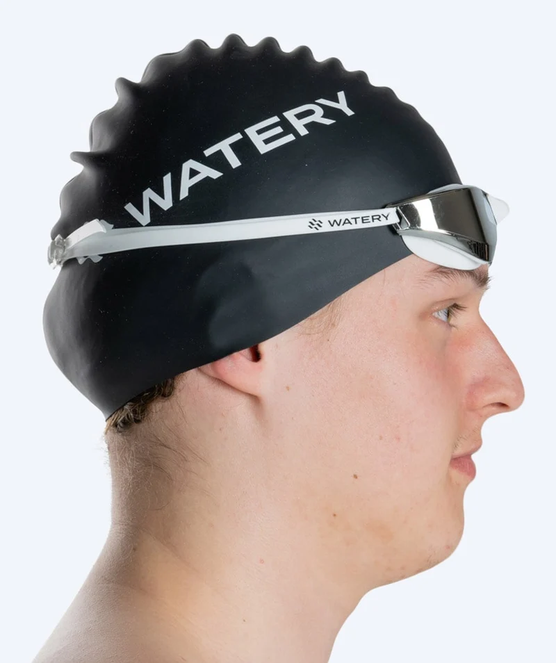 Watery Schwimmbrille - Instinct Ultra Mirror - Weiß/Silber