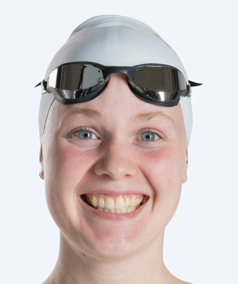 Watery Schwimmbrille - Instinct Ultra Mirror - Schwarz/Silber