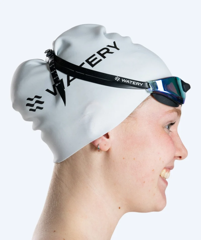 Watery Schwimmbrille - Instinct Mirror - Schwarz/Gold