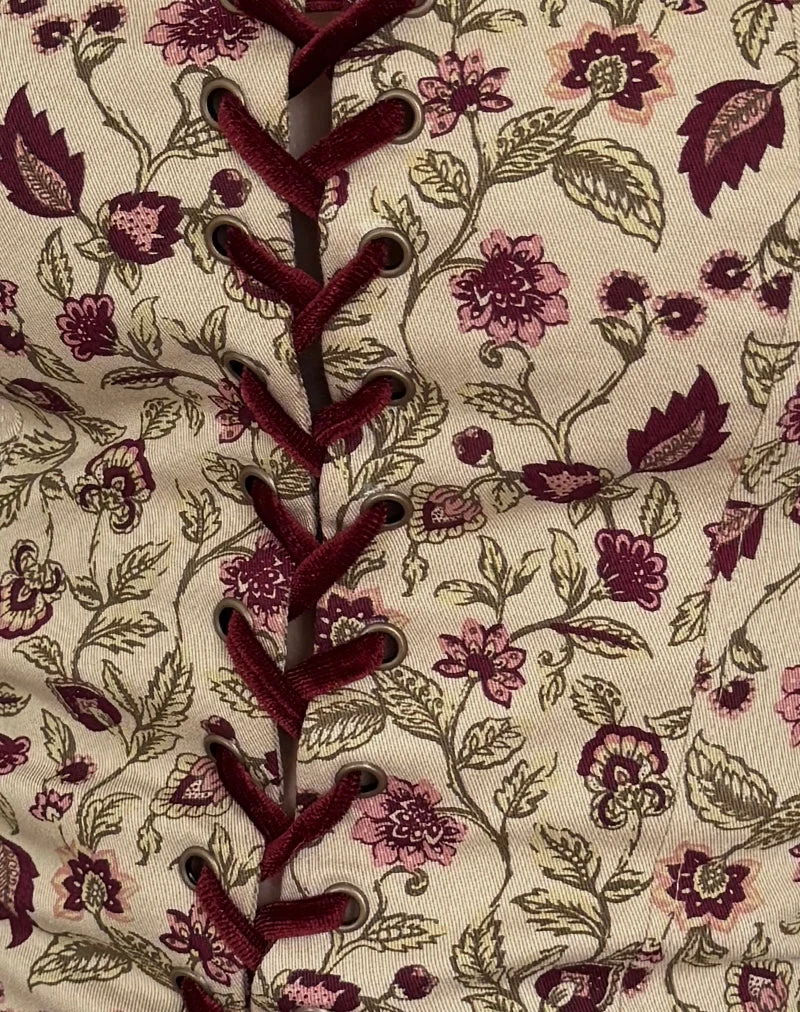 Heska Korsett-Top in Botanical Taupe