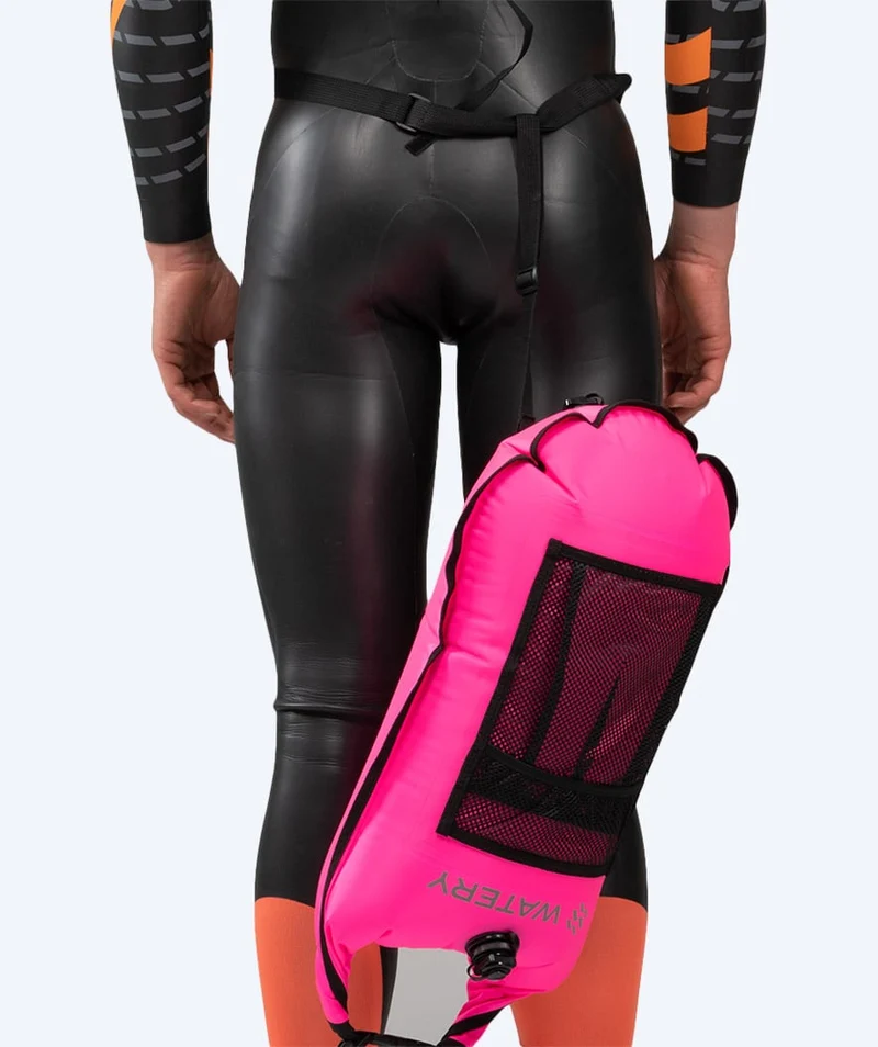 Watery Schwimmboje für Schwimmer - Pro 28L - Rosa