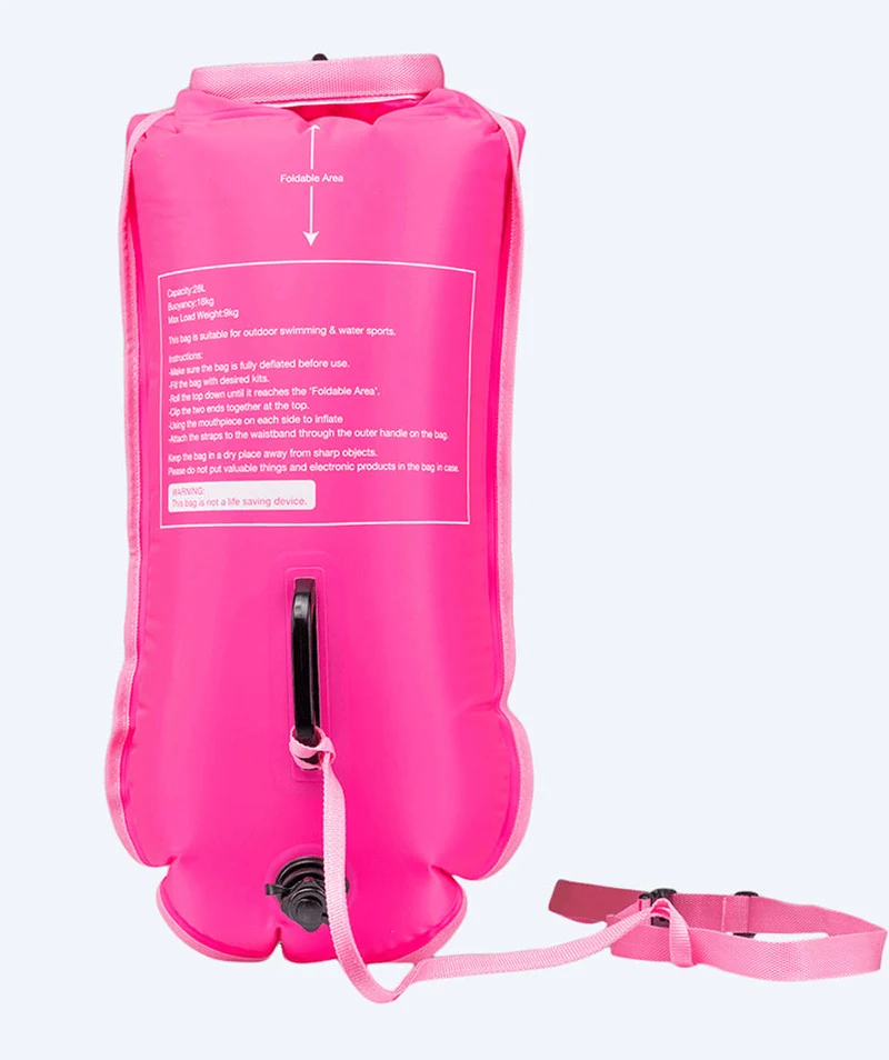 Watery Schwimmboje für Schwimmer - Window 28L - Rosa