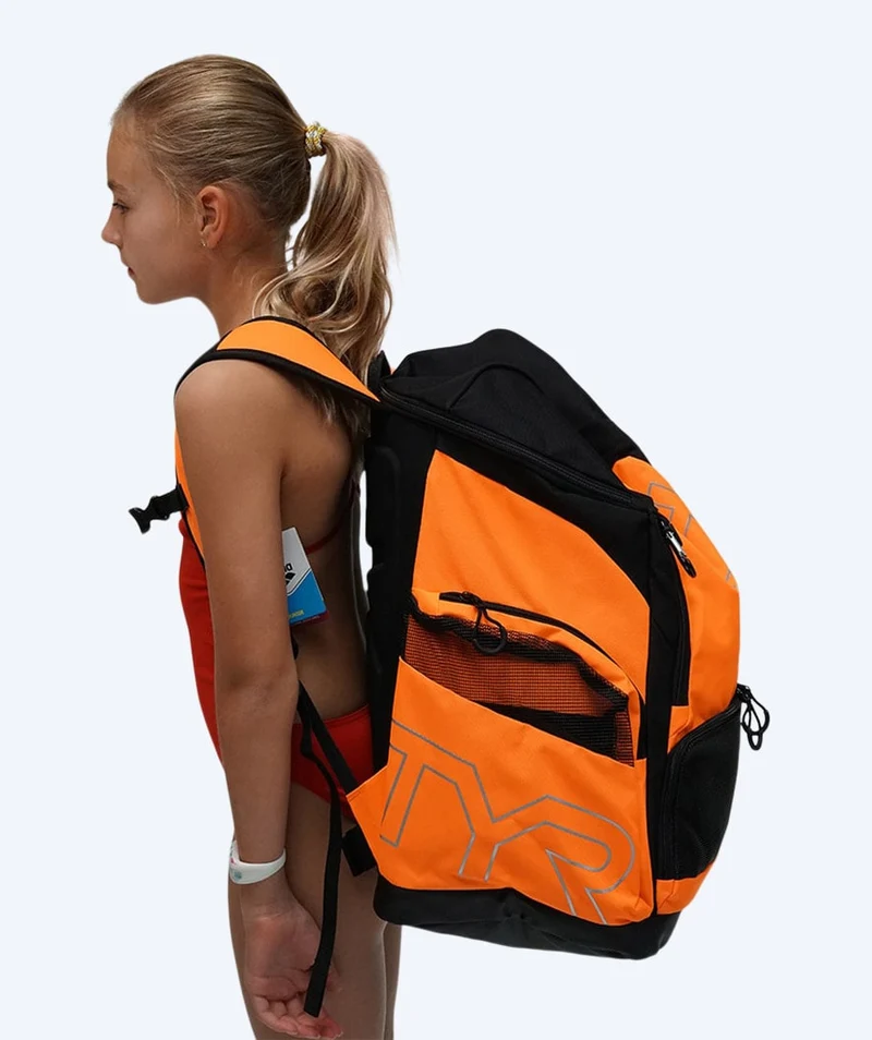 TYR Schwimmrucksack - Alliance Team 45L - Rot/Schwarz