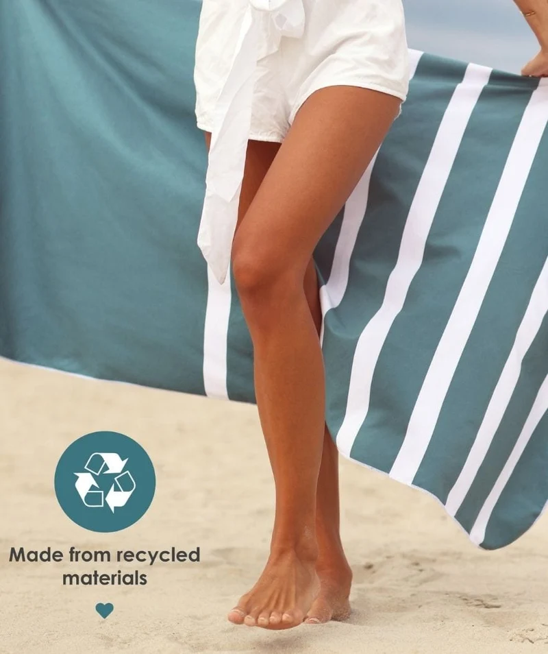 Summersand Mikrofaser Badetuch - Ocean Green (Türkis)