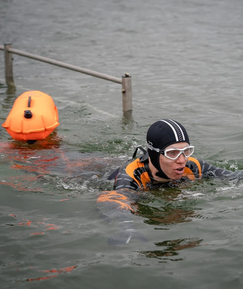 Watery Schwimmboje - Swim Buoy & Dry Bag 28L - Gelb