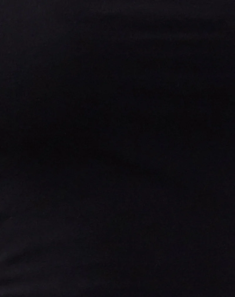 Elia Heavy Lycra Bandeau Top aus Lycra Schwarz
