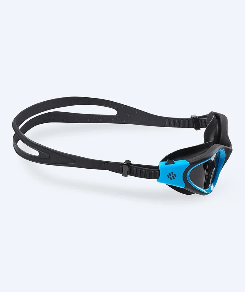Watery Schwimmbrille für Freizeitschwimmer - Raven Active - Schwarz/Blau 1.0