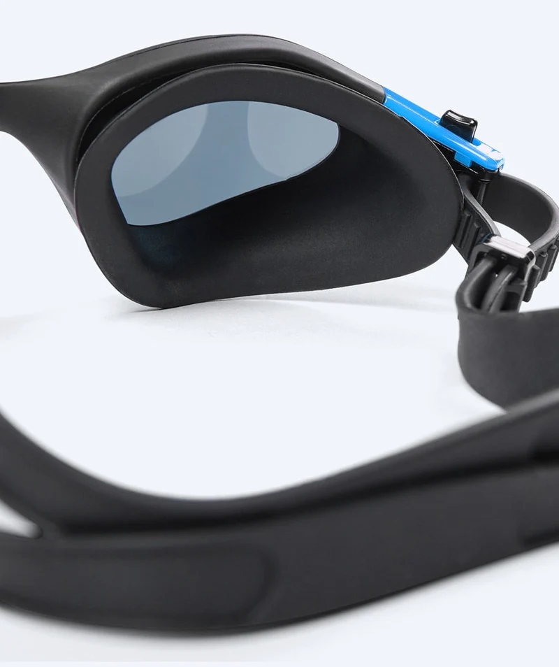 Watery Schwimmbrille für Freizeitschwimmer - Raven Active - Schwarz/Blau 1.0