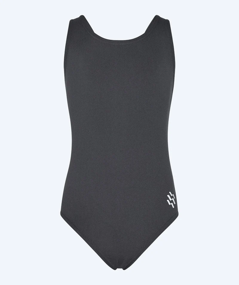 Watery Badeanzug für Mädchen - Eco Poolparty - Bone Grey