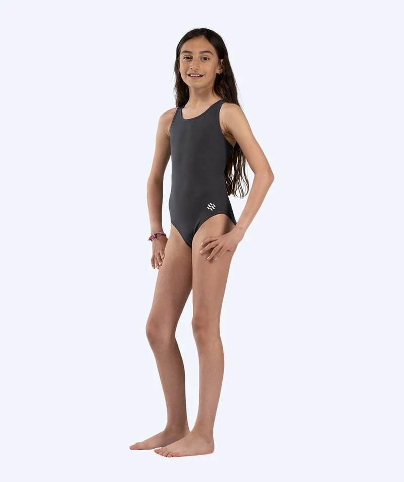 Watery Badeanzug für Mädchen - Eco Poolparty - Bone Grey