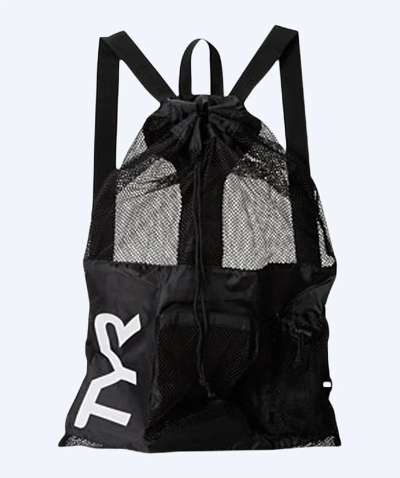 TYR Netzbeutel zum Schwimmen - Big Mesh Mummy 40L - Schwarz