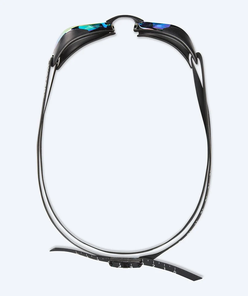 Watery Elite Schwimmbrillen - Poseidon Ultra Mirror - Schwarz/Gold