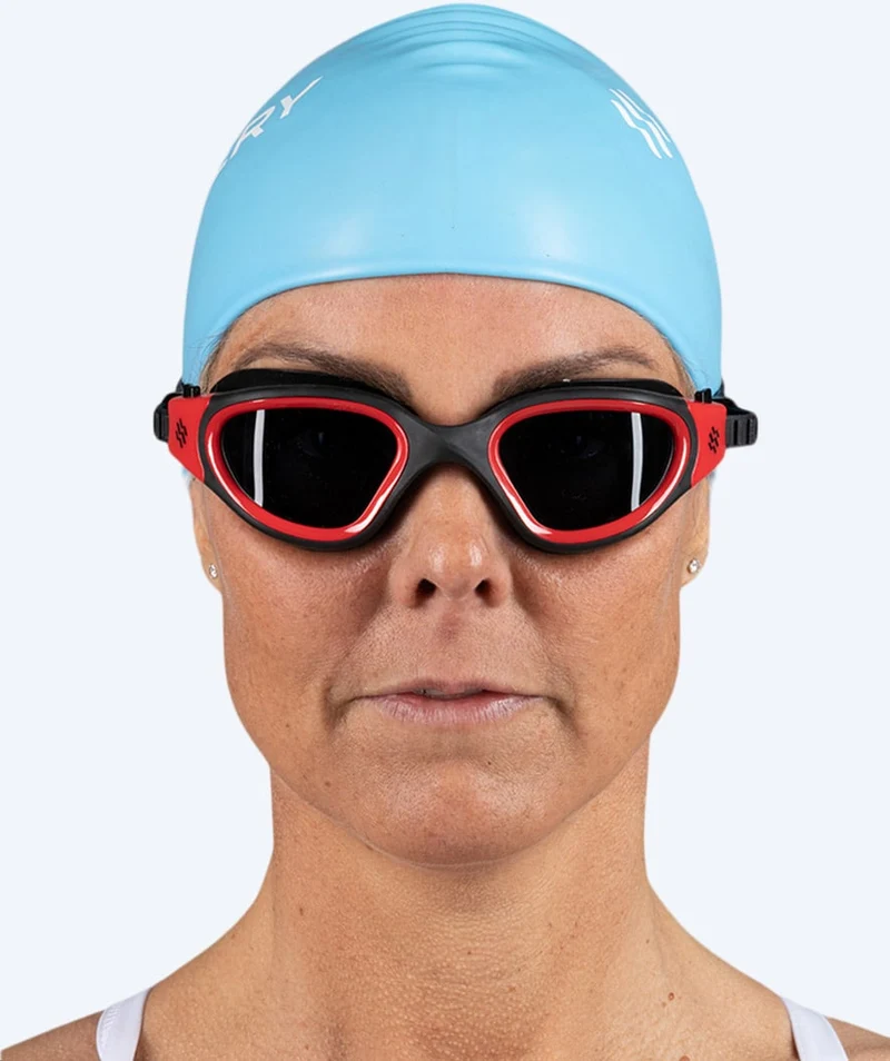 Watery Badekappe für langes Haar - Signature - Blau