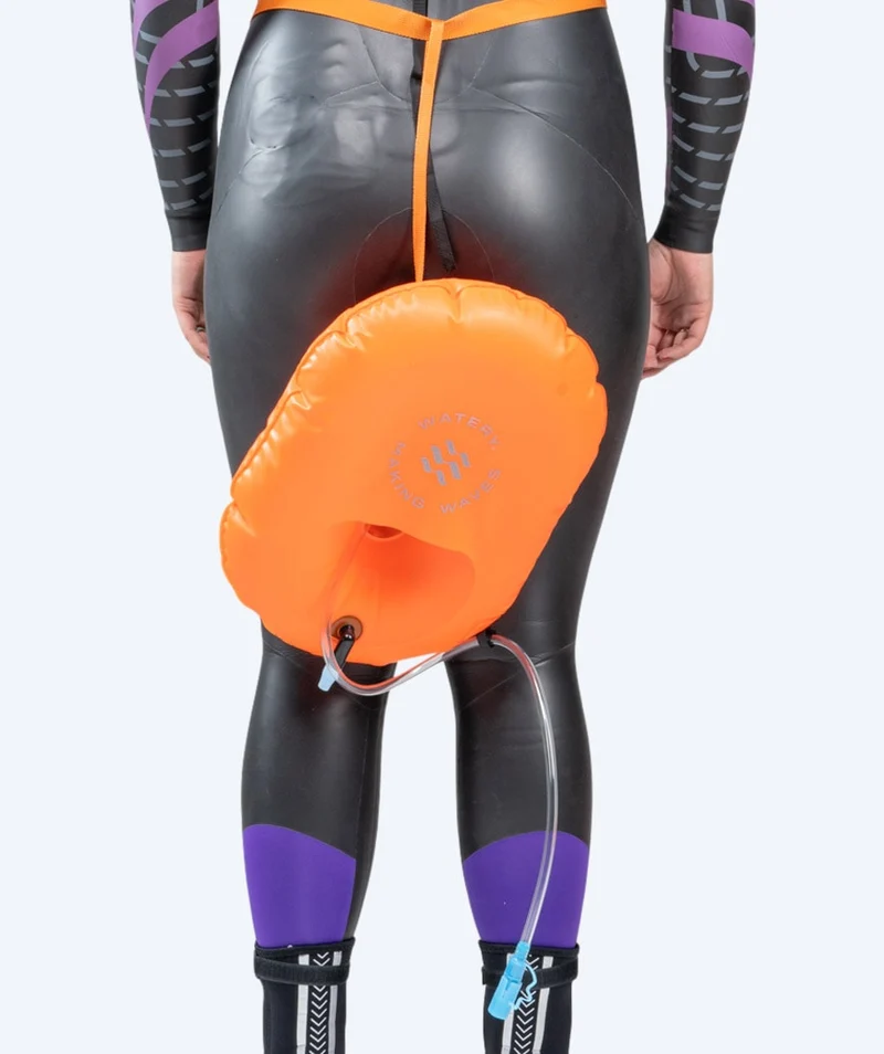 Watery Schwimmboje für Schwimmer - Hydration Pro - Orange