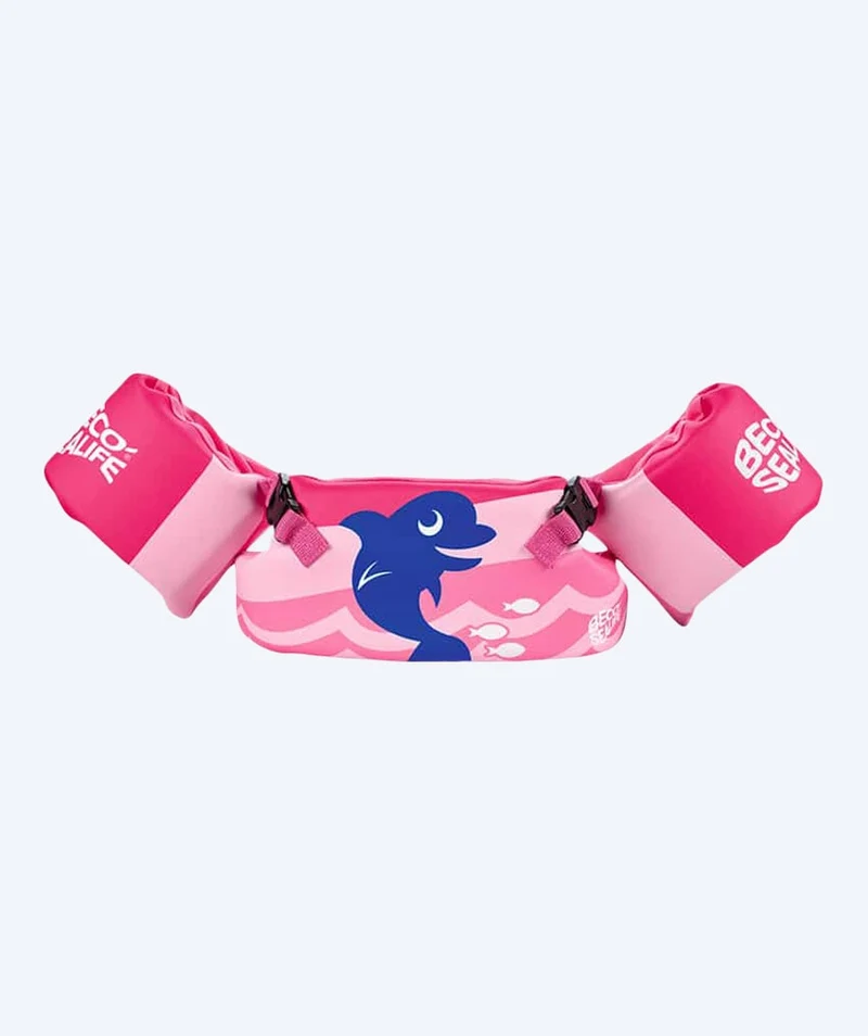 Beco Schwimmhilfe-Set (Schwimmgürtel und Schwimmflügel) für Kinder (2-6) - Sealife - Rosa