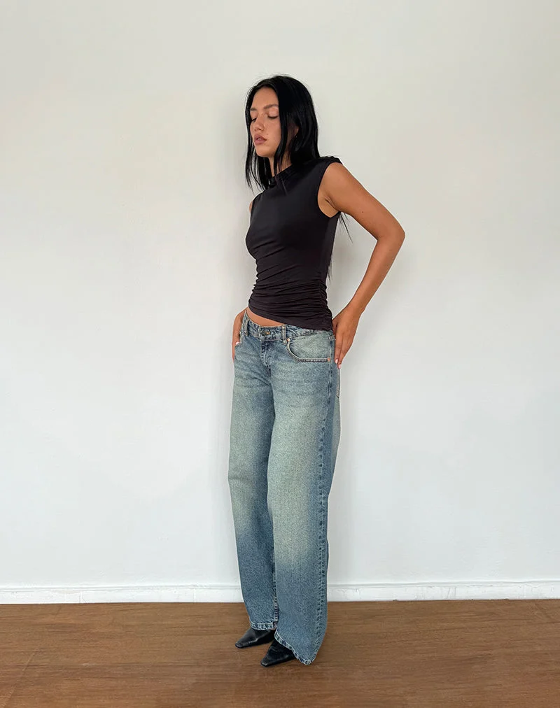 Yeseo Tank Slinky Top in Schwarz