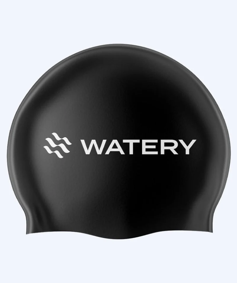 Watery Badekappe (ab 10 Jahre) - Signature - Schwarz