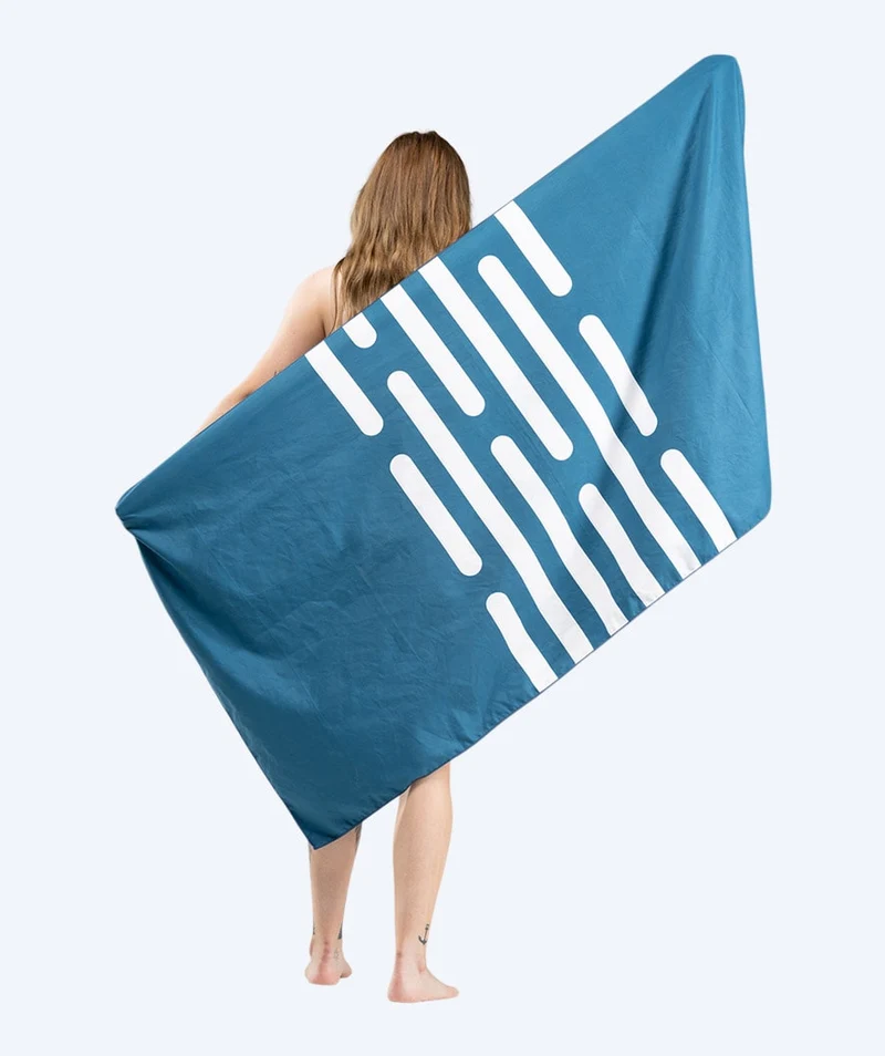 Watery Mikrofaser Badetuch (160 x 80 cm) - Eco Nebraska - Blau
