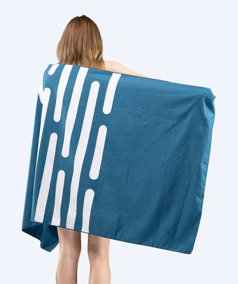 Watery Mikrofaser Badetuch (160 x 80 cm) - Eco Nebraska - Blau