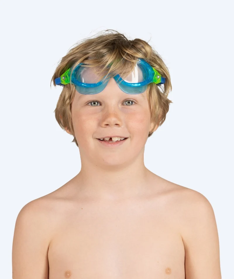 Watery Schwimmbrille für Kinder - Mantis 2.0 - Atlantic Blau/Klar