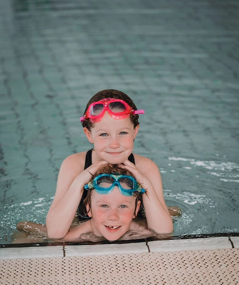 Watery Schwimmbrille für Kinder - Mantis 2.0 - Atlantic Blau/Klar