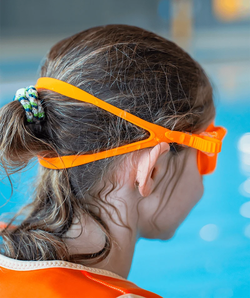 Watery Schwimmbrille für Kinder - Mantis 2.0 - Atlantic Blau/Klar