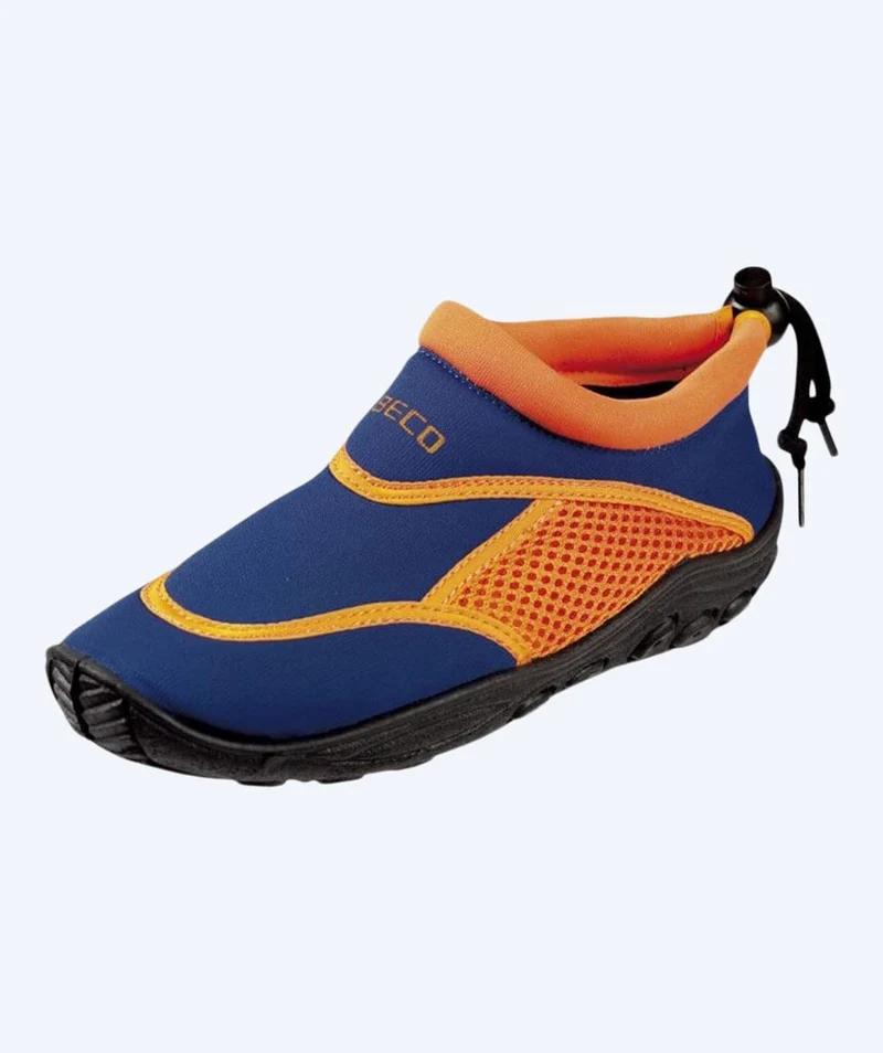 Beco Neoprenschuhe für Kinder - Dunkelblau/Orange