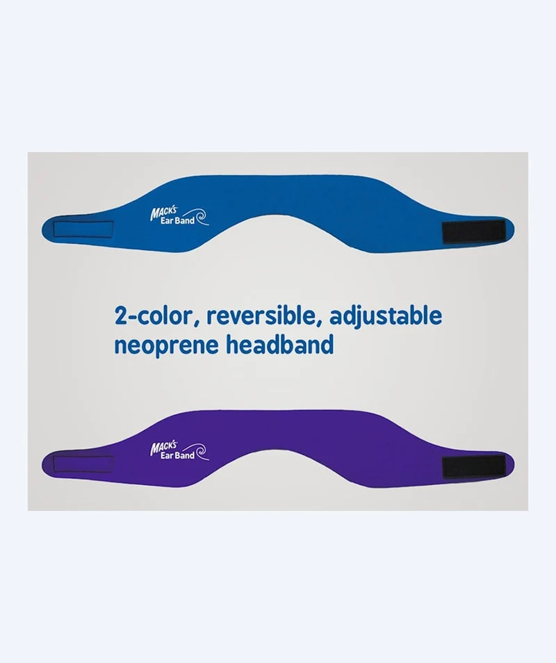 Mack´s Stirnband für Kinder - Blau/Lila