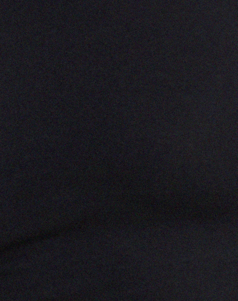 Xiwang Crop Top in Schwarz