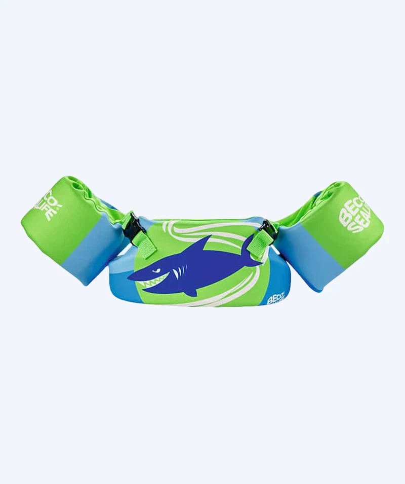 Beco Schwimmhilfe-Set (Schwimmgürtel und Schwimmflügel) für Kinder (2-6) - Sealife - Grün